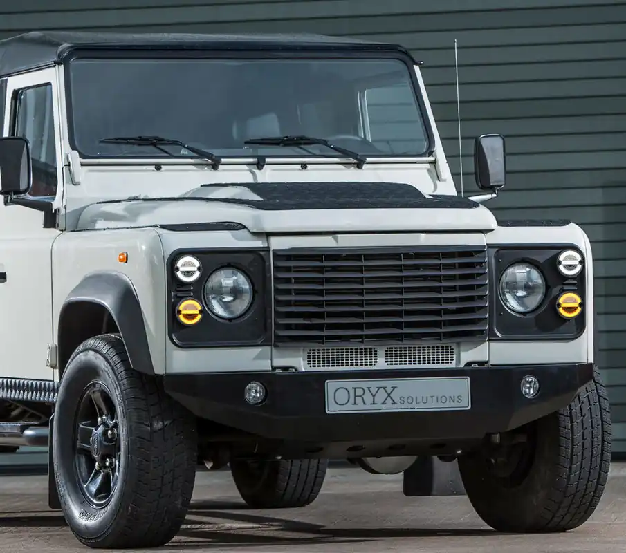 LED-Signalleuchten-Set, 10-teilig, Lightbar, Klarglas-schwarz, für Land Rover Defender Nur Heute