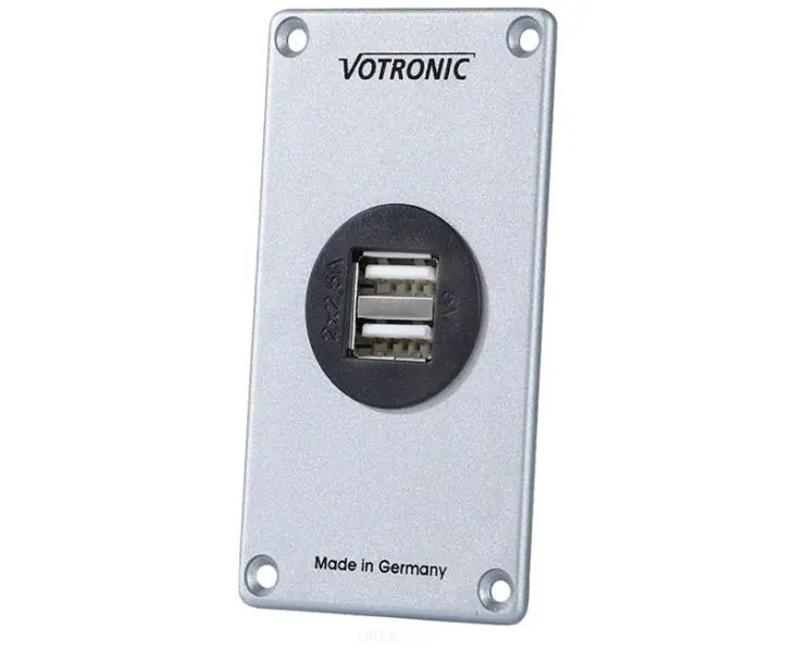 Knallerangebot Votronic USB-Doppelladegerät 5V / 2,5A