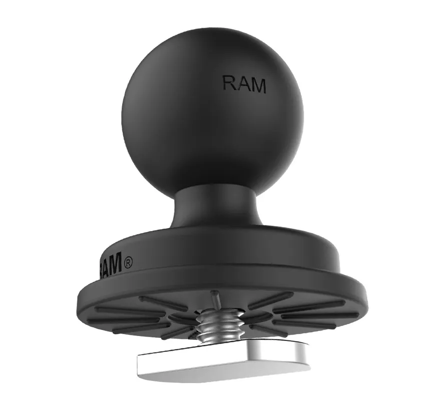 RAM Mounts Track Ball mit T-Slot, schwarz Preisknaller