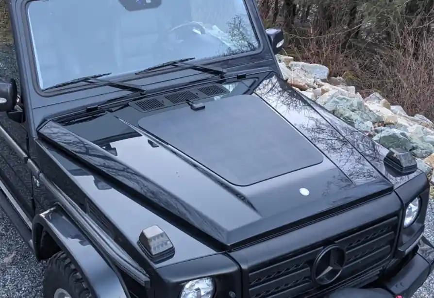Heißes Angebot Motorhauben-Solarmodul „ORYX“ (85W), flexibel, für Mercedes G-Klasse