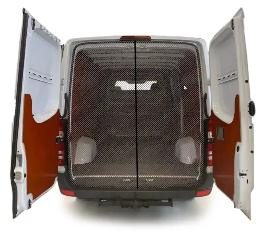 Moskitonetz für geteilte Hecktür, passend für Mercedes Benz Sprinter (Dachform H1) Online Kaufen