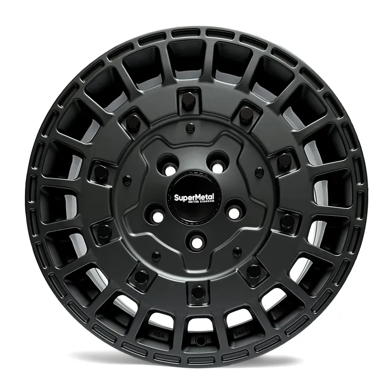 SuperMetal RIG 7,5×17 Felge, schwarz, 5x120, für VW Crafter, VW Bus etc. Preisreduziert