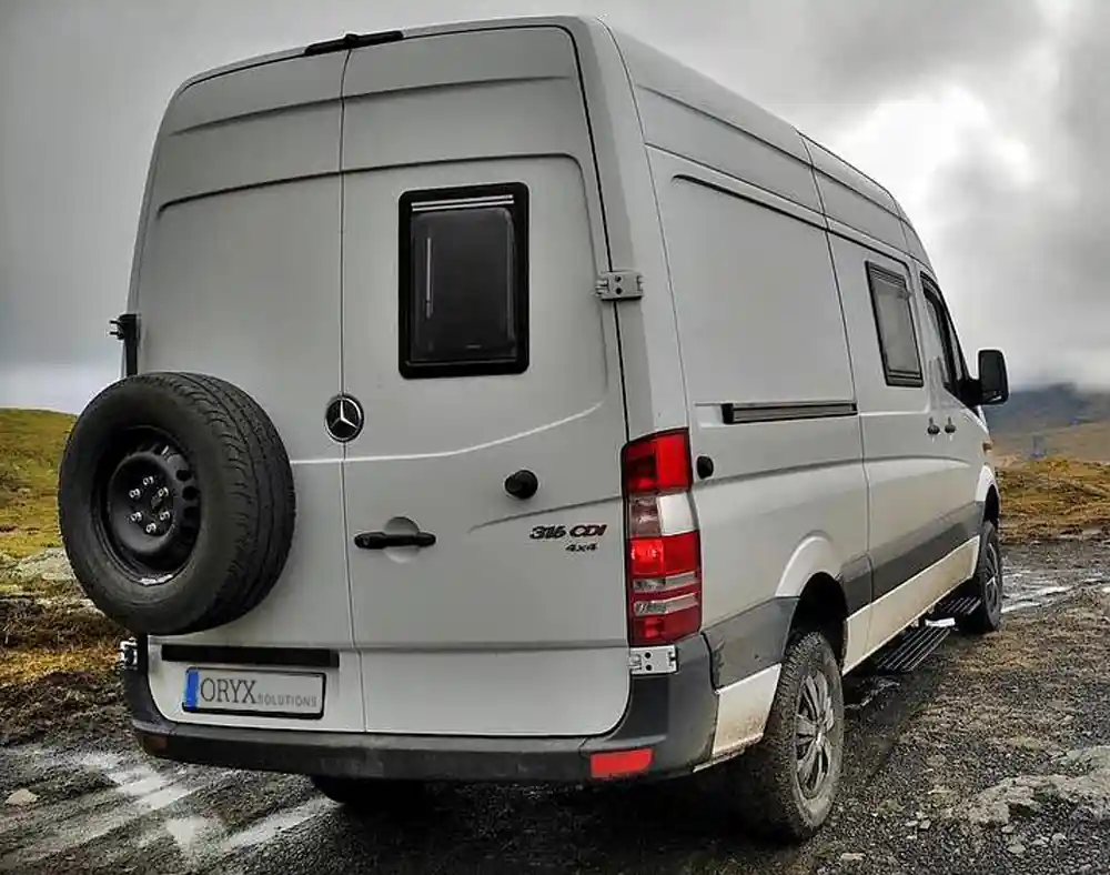 Reserveradträger für Mercedes Benz Sprinter und VW Crafter Bestseller