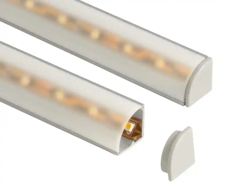 Schneller Versand Carbest Aluminium-Profil für LED-Bänder, 1,5 m, Eckprofil