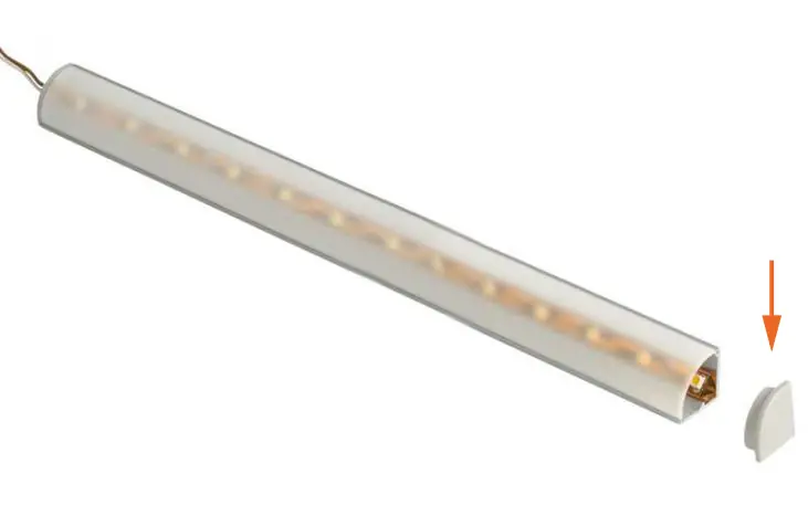 Geprüft Carbest Endkappen für Aluminium-LED-Eckprofil, 2 Stück