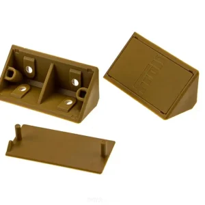 6 Stück Möbel-Eckverbinder, 60 mm, braun Bestseller