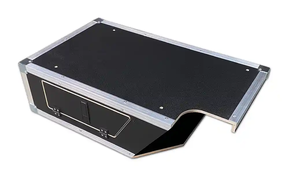 Abverkauf Box flach, links, passend für Jeep Wrangler JK + JL