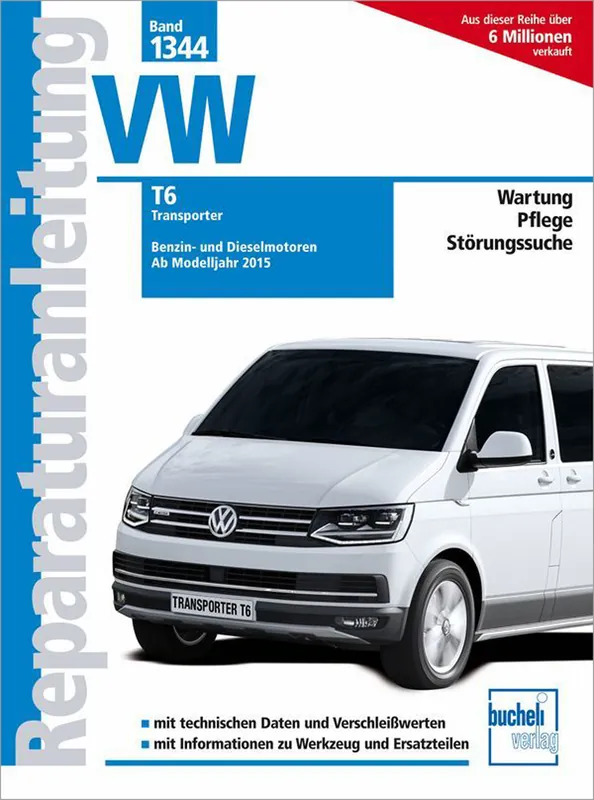 Reparaturanleitungen VW T6 Transporter, Benzin- und Dieselmotoren ab 2015 Angebot