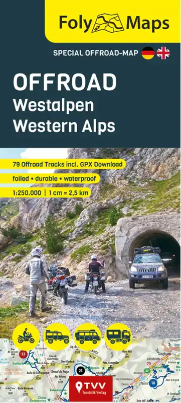 FolyMaps OFFROAD Karte Westalpen Markenware