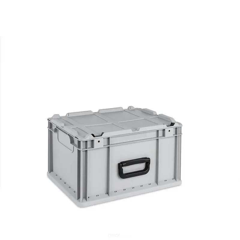 Eurobox, mit Deckel, 400 x 300 x 235 mm, 20 Liter Highlight