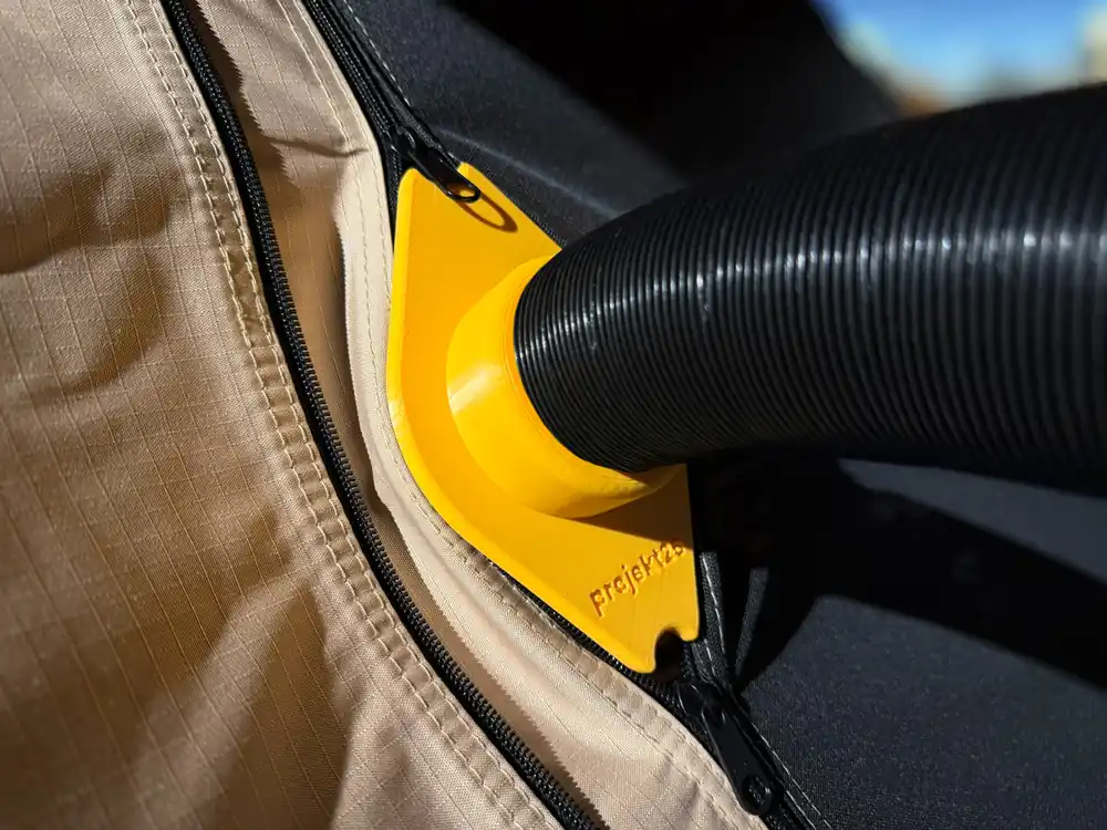 Dachzelt-Warmluftadapter Abverkauf