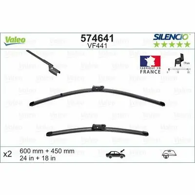 Top-Preis Valeo SILENCIO FLAT BLADE SET