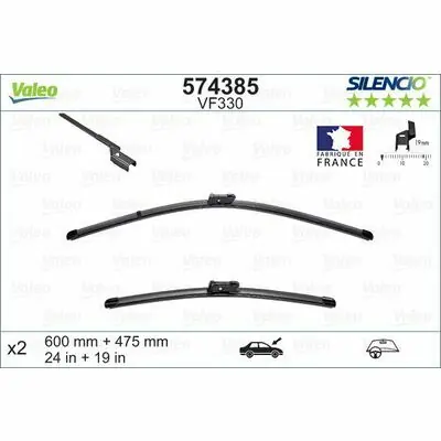 Valeo SILENCIO FLAT BLADE SET Preisreduziert