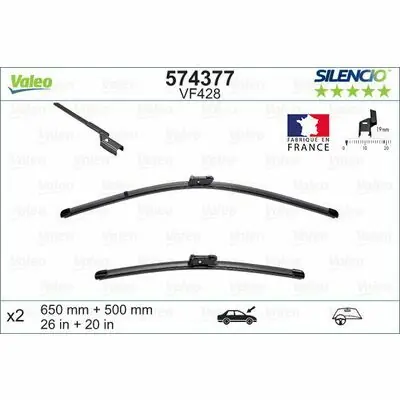 Top-Angebot Valeo SILENCIO FLAT BLADE SET