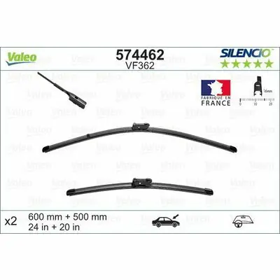 Echt Valeo SILENCIO FLAT BLADE SET