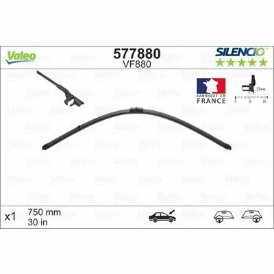Knallerangebot Valeo SILENCIO FLAT BLADE SINGLE