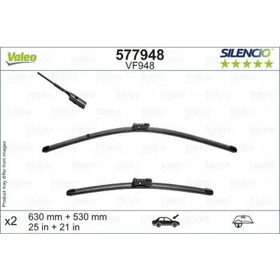 Neu Im Sortiment Valeo SILENCIO FLAT BLADE SET