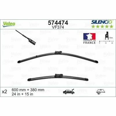 Valeo SILENCIO FLAT BLADE SET Sonderaktion