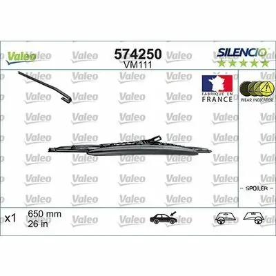 Valeo SILENCIO CONVENTIONAL SINGLE Top-Angebot