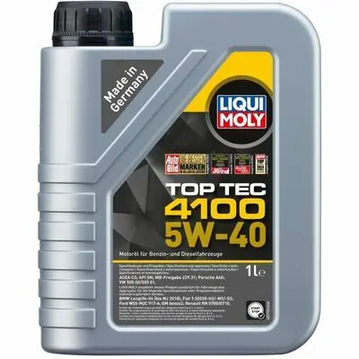Liqui Moly Top Tec 4100 5W-40 Direkt Vom Hersteller